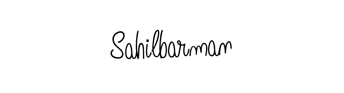 The best way (Angelique-Rose-font-FFP) to make a short signature is to pick only two or three words in your name. The name Sahilbarman include a total of six letters. For converting this name. Sahilbarman signature style 5 images and pictures png