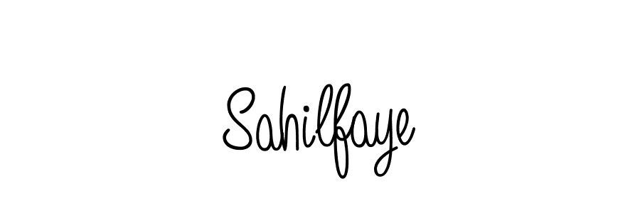 The best way (Angelique-Rose-font-FFP) to make a short signature is to pick only two or three words in your name. The name Sahilfaye include a total of six letters. For converting this name. Sahilfaye signature style 5 images and pictures png