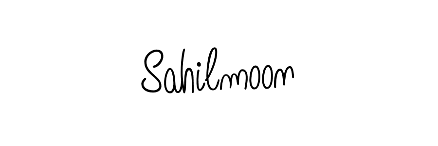 if you are searching for the best signature style for your name Sahilmoon. so please give up your signature search. here we have designed multiple signature styles  using Angelique-Rose-font-FFP. Sahilmoon signature style 5 images and pictures png