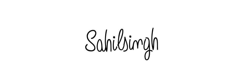 Make a beautiful signature design for name Sahilsingh. With this signature (Angelique-Rose-font-FFP) style, you can create a handwritten signature for free. Sahilsingh signature style 5 images and pictures png