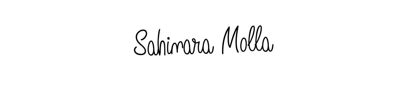 Create a beautiful signature design for name Sahinara Molla. With this signature (Angelique-Rose-font-FFP) fonts, you can make a handwritten signature for free. Sahinara Molla signature style 5 images and pictures png