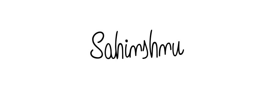 Design your own signature with our free online signature maker. With this signature software, you can create a handwritten (Angelique-Rose-font-FFP) signature for name Sahinshnu. Sahinshnu signature style 5 images and pictures png