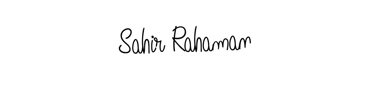 Angelique-Rose-font-FFP is a professional signature style that is perfect for those who want to add a touch of class to their signature. It is also a great choice for those who want to make their signature more unique. Get Sahir Rahaman name to fancy signature for free. Sahir Rahaman signature style 5 images and pictures png