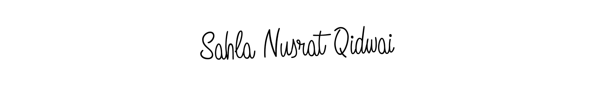 Make a short Sahla Nusrat Qidwai signature style. Manage your documents anywhere anytime using Angelique-Rose-font-FFP. Create and add eSignatures, submit forms, share and send files easily. Sahla Nusrat Qidwai signature style 5 images and pictures png