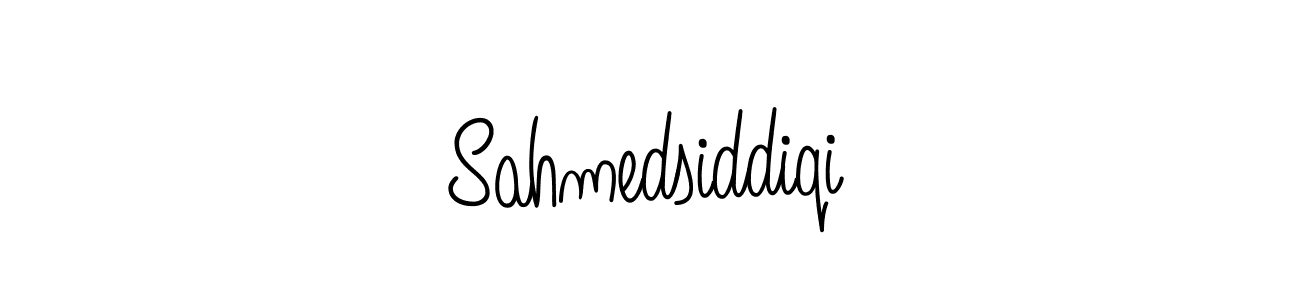 How to Draw Sahmedsiddiqi signature style? Angelique-Rose-font-FFP is a latest design signature styles for name Sahmedsiddiqi. Sahmedsiddiqi signature style 5 images and pictures png