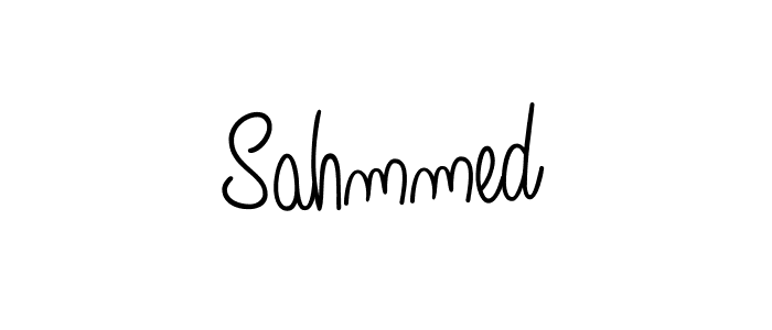 The best way (Angelique-Rose-font-FFP) to make a short signature is to pick only two or three words in your name. The name Sahmmed include a total of six letters. For converting this name. Sahmmed signature style 5 images and pictures png