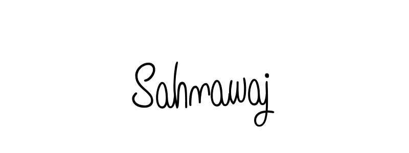 How to Draw Sahnawaj signature style? Angelique-Rose-font-FFP is a latest design signature styles for name Sahnawaj. Sahnawaj signature style 5 images and pictures png