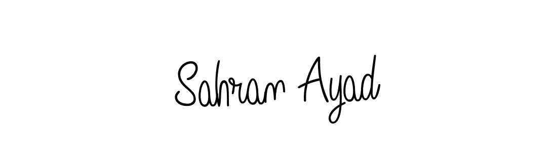 How to Draw Sahran Ayad signature style? Angelique-Rose-font-FFP is a latest design signature styles for name Sahran Ayad. Sahran Ayad signature style 5 images and pictures png