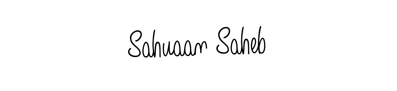 Make a beautiful signature design for name Sahuaan Saheb. Use this online signature maker to create a handwritten signature for free. Sahuaan Saheb signature style 5 images and pictures png
