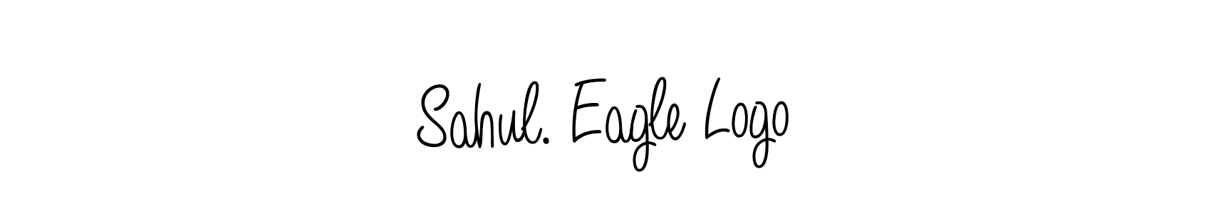 if you are searching for the best signature style for your name Sahul. Eagle Logo. so please give up your signature search. here we have designed multiple signature styles  using Angelique-Rose-font-FFP. Sahul. Eagle Logo signature style 5 images and pictures png