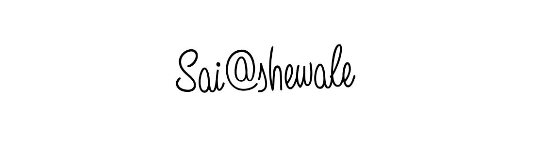 The best way (Angelique-Rose-font-FFP) to make a short signature is to pick only two or three words in your name. The name Sai@shewale include a total of six letters. For converting this name. Sai@shewale signature style 5 images and pictures png