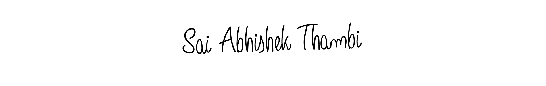 Similarly Angelique-Rose-font-FFP is the best handwritten signature design. Signature creator online .You can use it as an online autograph creator for name Sai Abhishek Thambi. Sai Abhishek Thambi signature style 5 images and pictures png