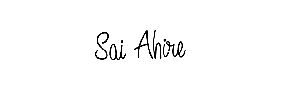 Make a short Sai Ahire signature style. Manage your documents anywhere anytime using Angelique-Rose-font-FFP. Create and add eSignatures, submit forms, share and send files easily. Sai Ahire signature style 5 images and pictures png