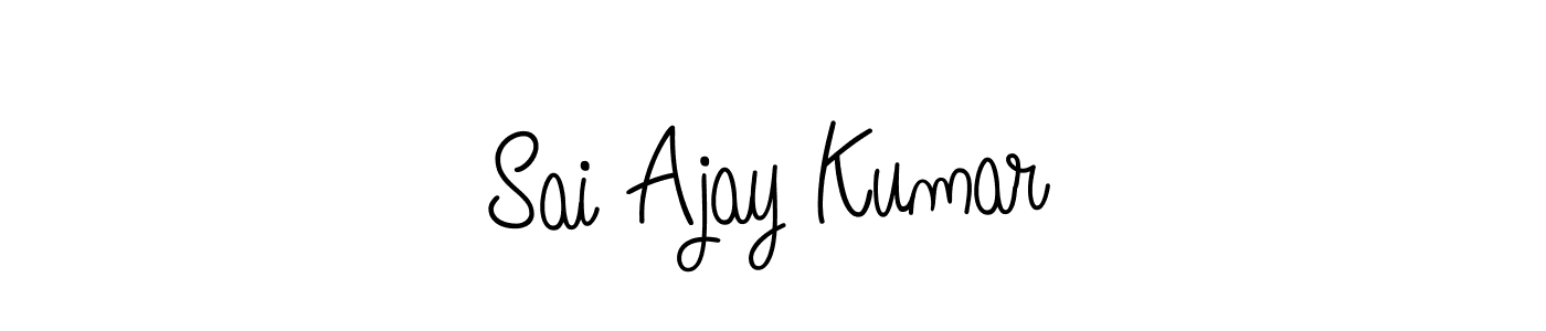 Once you've used our free online signature maker to create your best signature Angelique-Rose-font-FFP style, it's time to enjoy all of the benefits that Sai Ajay Kumar name signing documents. Sai Ajay Kumar signature style 5 images and pictures png