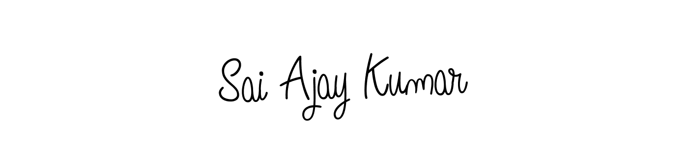 You can use this online signature creator to create a handwritten signature for the name Sai Ajay Kumar. This is the best online autograph maker. Sai Ajay Kumar signature style 5 images and pictures png