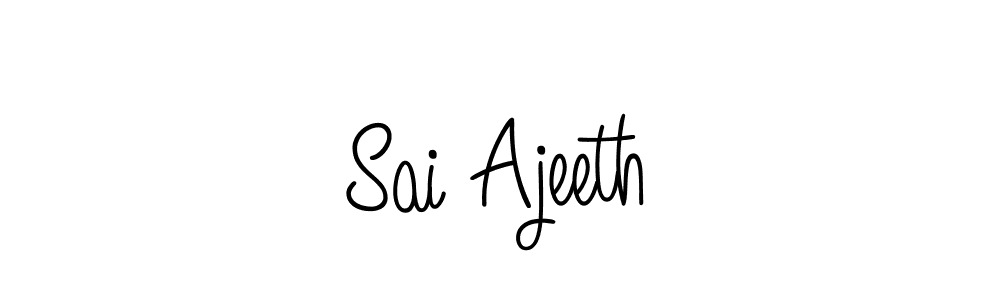 You can use this online signature creator to create a handwritten signature for the name Sai Ajeeth. This is the best online autograph maker. Sai Ajeeth signature style 5 images and pictures png