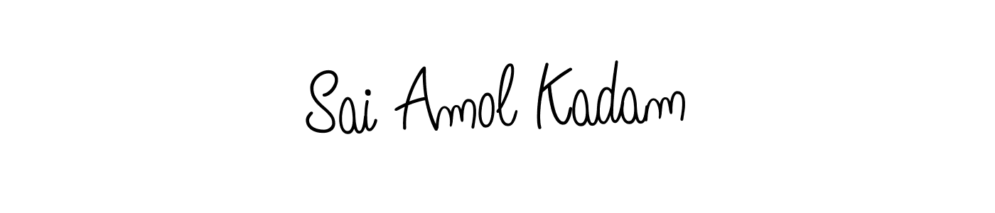 Check out images of Autograph of Sai Amol Kadam name. Actor Sai Amol Kadam Signature Style. Angelique-Rose-font-FFP is a professional sign style online. Sai Amol Kadam signature style 5 images and pictures png