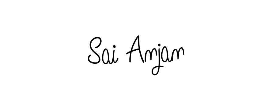 Design your own signature with our free online signature maker. With this signature software, you can create a handwritten (Angelique-Rose-font-FFP) signature for name Sai Anjan. Sai Anjan signature style 5 images and pictures png