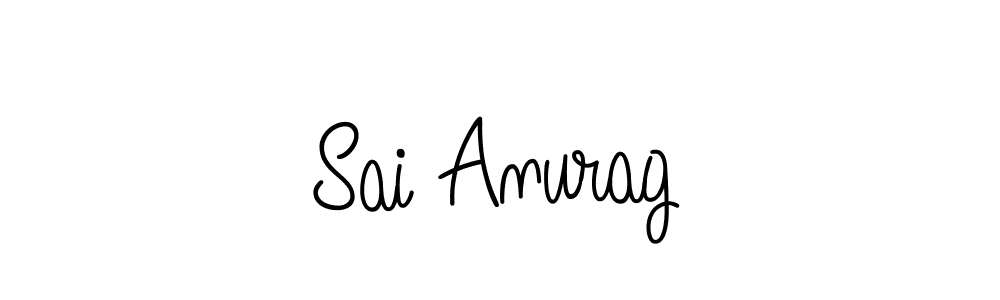 Make a beautiful signature design for name Sai Anurag. With this signature (Angelique-Rose-font-FFP) style, you can create a handwritten signature for free. Sai Anurag signature style 5 images and pictures png