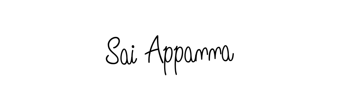 You can use this online signature creator to create a handwritten signature for the name Sai Appanna. This is the best online autograph maker. Sai Appanna signature style 5 images and pictures png