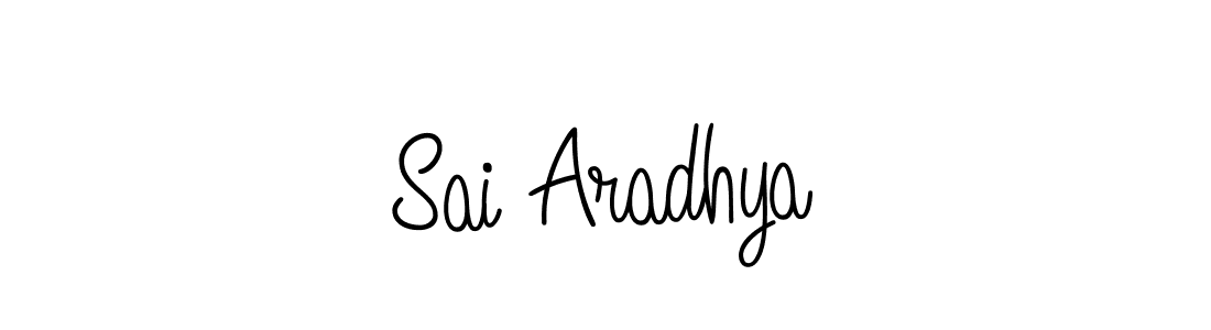 How to make Sai Aradhya signature? Angelique-Rose-font-FFP is a professional autograph style. Create handwritten signature for Sai Aradhya name. Sai Aradhya signature style 5 images and pictures png