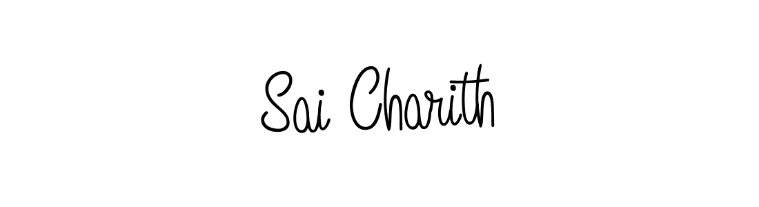 Make a beautiful signature design for name Sai Charith. With this signature (Angelique-Rose-font-FFP) style, you can create a handwritten signature for free. Sai Charith signature style 5 images and pictures png