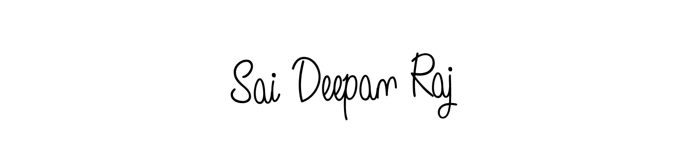 How to make Sai Deepan Raj name signature. Use Angelique-Rose-font-FFP style for creating short signs online. This is the latest handwritten sign. Sai Deepan Raj signature style 5 images and pictures png