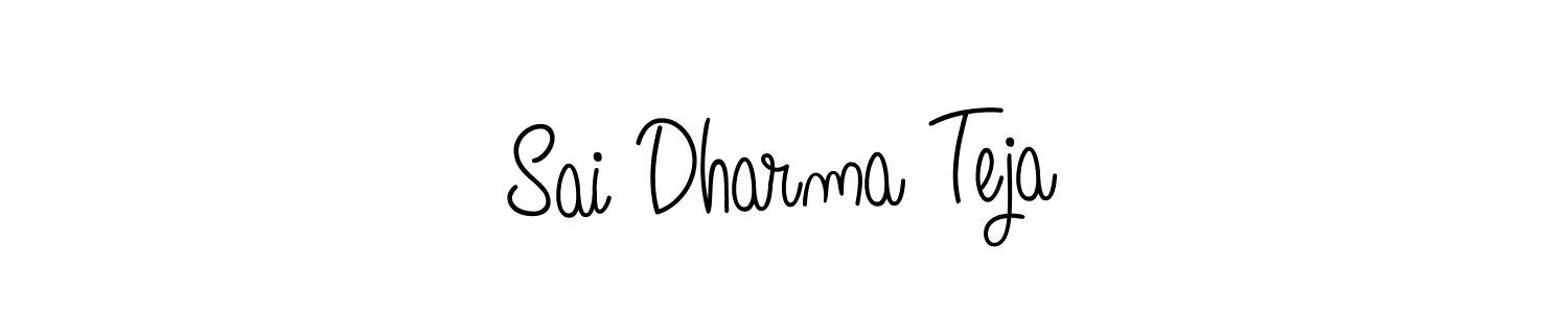 Sai Dharma Teja stylish signature style. Best Handwritten Sign (Angelique-Rose-font-FFP) for my name. Handwritten Signature Collection Ideas for my name Sai Dharma Teja. Sai Dharma Teja signature style 5 images and pictures png