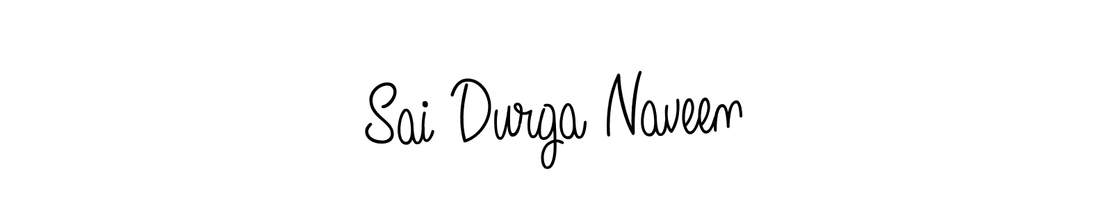 Create a beautiful signature design for name Sai Durga Naveen. With this signature (Angelique-Rose-font-FFP) fonts, you can make a handwritten signature for free. Sai Durga Naveen signature style 5 images and pictures png