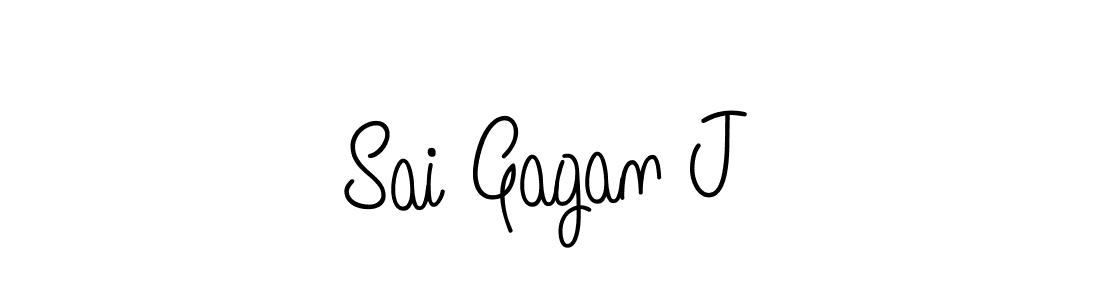 Create a beautiful signature design for name Sai Gagan J. With this signature (Angelique-Rose-font-FFP) fonts, you can make a handwritten signature for free. Sai Gagan J signature style 5 images and pictures png