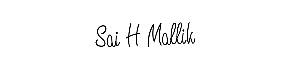 Check out images of Autograph of Sai H Mallik name. Actor Sai H Mallik Signature Style. Angelique-Rose-font-FFP is a professional sign style online. Sai H Mallik signature style 5 images and pictures png