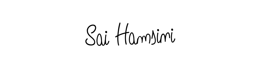 The best way (Angelique-Rose-font-FFP) to make a short signature is to pick only two or three words in your name. The name Sai Hamsini include a total of six letters. For converting this name. Sai Hamsini signature style 5 images and pictures png