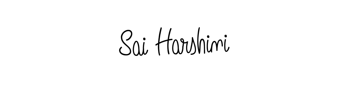 How to make Sai Harshini signature? Angelique-Rose-font-FFP is a professional autograph style. Create handwritten signature for Sai Harshini name. Sai Harshini signature style 5 images and pictures png