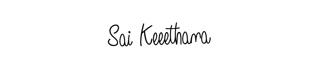 How to make Sai Keeethana signature? Angelique-Rose-font-FFP is a professional autograph style. Create handwritten signature for Sai Keeethana name. Sai Keeethana signature style 5 images and pictures png