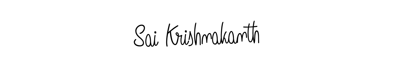 It looks lik you need a new signature style for name Sai Krishnakanth. Design unique handwritten (Angelique-Rose-font-FFP) signature with our free signature maker in just a few clicks. Sai Krishnakanth signature style 5 images and pictures png