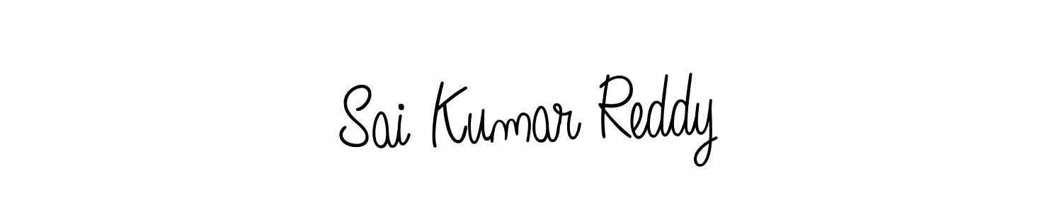 Use a signature maker to create a handwritten signature online. With this signature software, you can design (Angelique-Rose-font-FFP) your own signature for name Sai Kumar Reddy. Sai Kumar Reddy signature style 5 images and pictures png