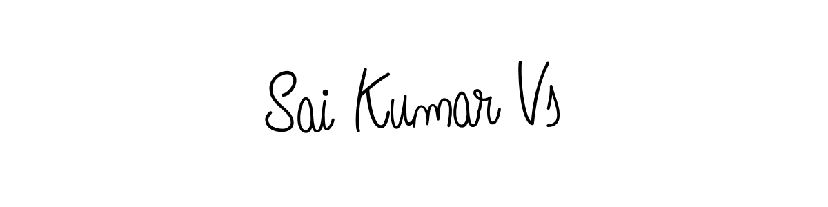 How to make Sai Kumar Vs name signature. Use Angelique-Rose-font-FFP style for creating short signs online. This is the latest handwritten sign. Sai Kumar Vs signature style 5 images and pictures png