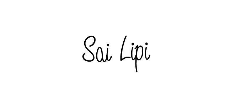 Use a signature maker to create a handwritten signature online. With this signature software, you can design (Angelique-Rose-font-FFP) your own signature for name Sai Lipi. Sai Lipi signature style 5 images and pictures png