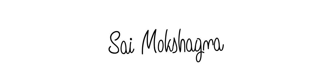 The best way (Angelique-Rose-font-FFP) to make a short signature is to pick only two or three words in your name. The name Sai Mokshagna include a total of six letters. For converting this name. Sai Mokshagna signature style 5 images and pictures png