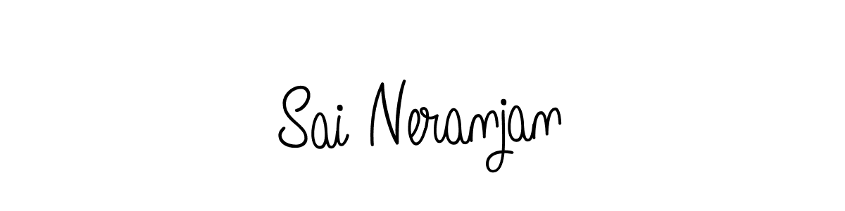 Make a beautiful signature design for name Sai Neranjan. With this signature (Angelique-Rose-font-FFP) style, you can create a handwritten signature for free. Sai Neranjan signature style 5 images and pictures png