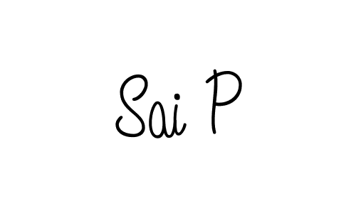 Also we have Sai P name is the best signature style. Create professional handwritten signature collection using Angelique-Rose-font-FFP autograph style. Sai P signature style 5 images and pictures png