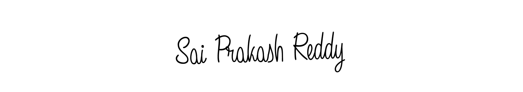 Design your own signature with our free online signature maker. With this signature software, you can create a handwritten (Angelique-Rose-font-FFP) signature for name Sai Prakash Reddy. Sai Prakash Reddy signature style 5 images and pictures png