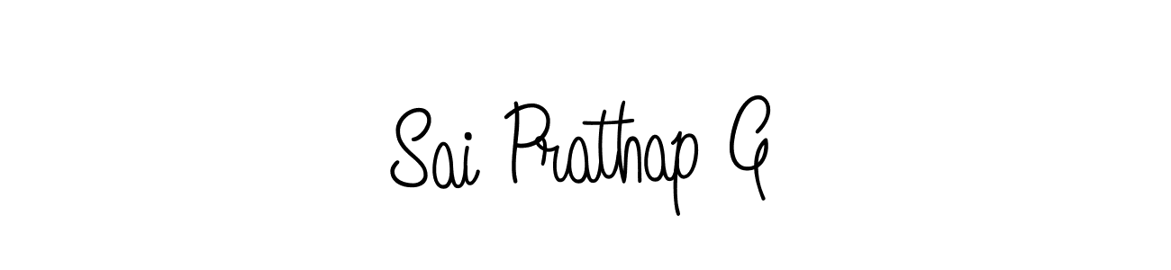 Create a beautiful signature design for name Sai Prathap G. With this signature (Angelique-Rose-font-FFP) fonts, you can make a handwritten signature for free. Sai Prathap G signature style 5 images and pictures png