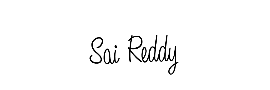 Use a signature maker to create a handwritten signature online. With this signature software, you can design (Angelique-Rose-font-FFP) your own signature for name Sai Reddy. Sai Reddy signature style 5 images and pictures png