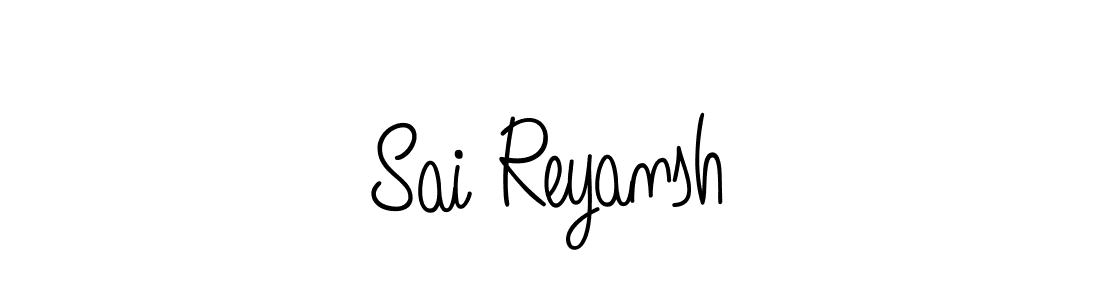 Make a beautiful signature design for name Sai Reyansh. With this signature (Angelique-Rose-font-FFP) style, you can create a handwritten signature for free. Sai Reyansh signature style 5 images and pictures png