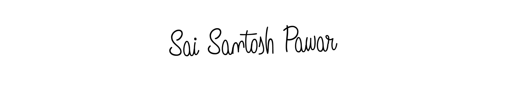 This is the best signature style for the Sai Santosh Pawar name. Also you like these signature font (Angelique-Rose-font-FFP). Mix name signature. Sai Santosh Pawar signature style 5 images and pictures png