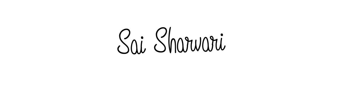 Design your own signature with our free online signature maker. With this signature software, you can create a handwritten (Angelique-Rose-font-FFP) signature for name Sai Sharvari. Sai Sharvari signature style 5 images and pictures png