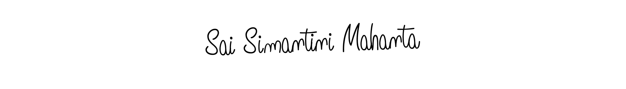 Make a beautiful signature design for name Sai Simantini Mahanta. Use this online signature maker to create a handwritten signature for free. Sai Simantini Mahanta signature style 5 images and pictures png