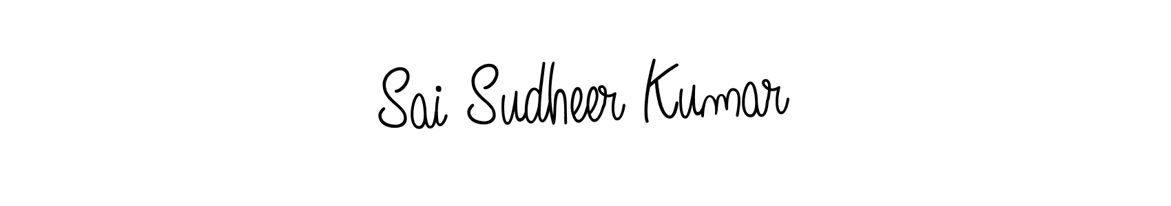 Sai Sudheer Kumar stylish signature style. Best Handwritten Sign (Angelique-Rose-font-FFP) for my name. Handwritten Signature Collection Ideas for my name Sai Sudheer Kumar. Sai Sudheer Kumar signature style 5 images and pictures png