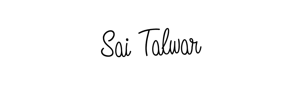 Make a beautiful signature design for name Sai Talwar. With this signature (Angelique-Rose-font-FFP) style, you can create a handwritten signature for free. Sai Talwar signature style 5 images and pictures png